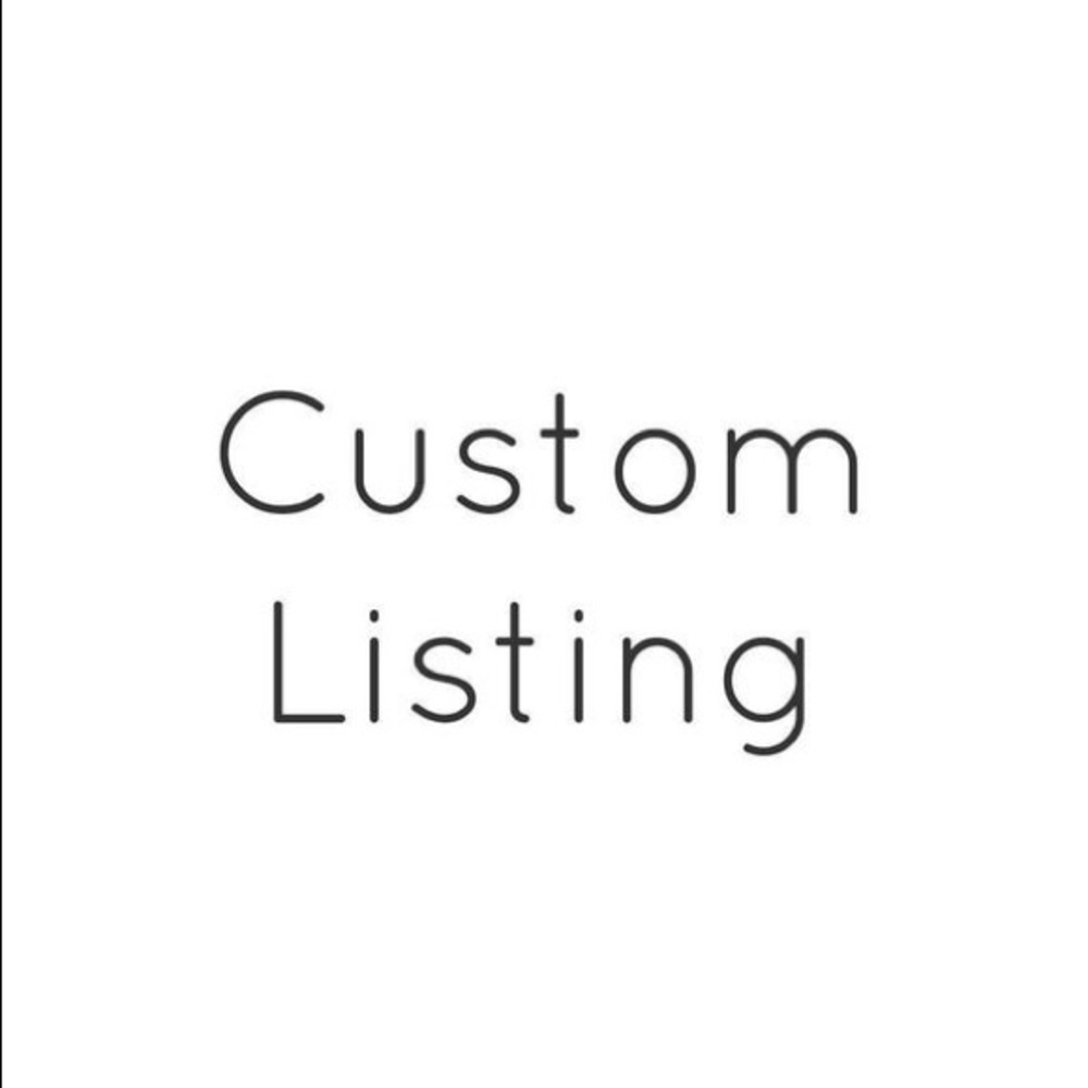 Custom listing for poshygirl